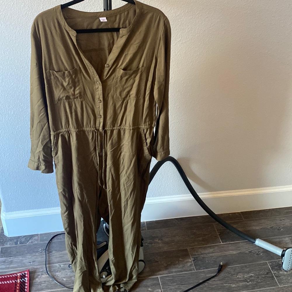 Olive green, Old Navy jumpsuit